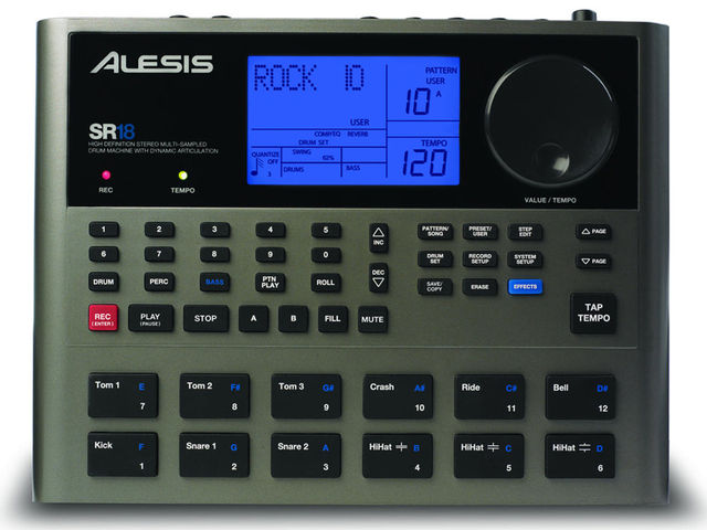 blank The SR-18 comes with a built-in effects engine